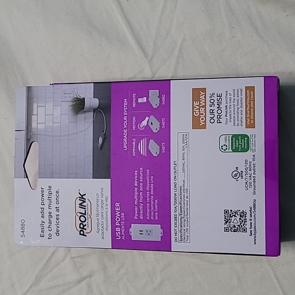 PROLINK In-Line Power Outlet with USB Charging - Picture 2 of 2